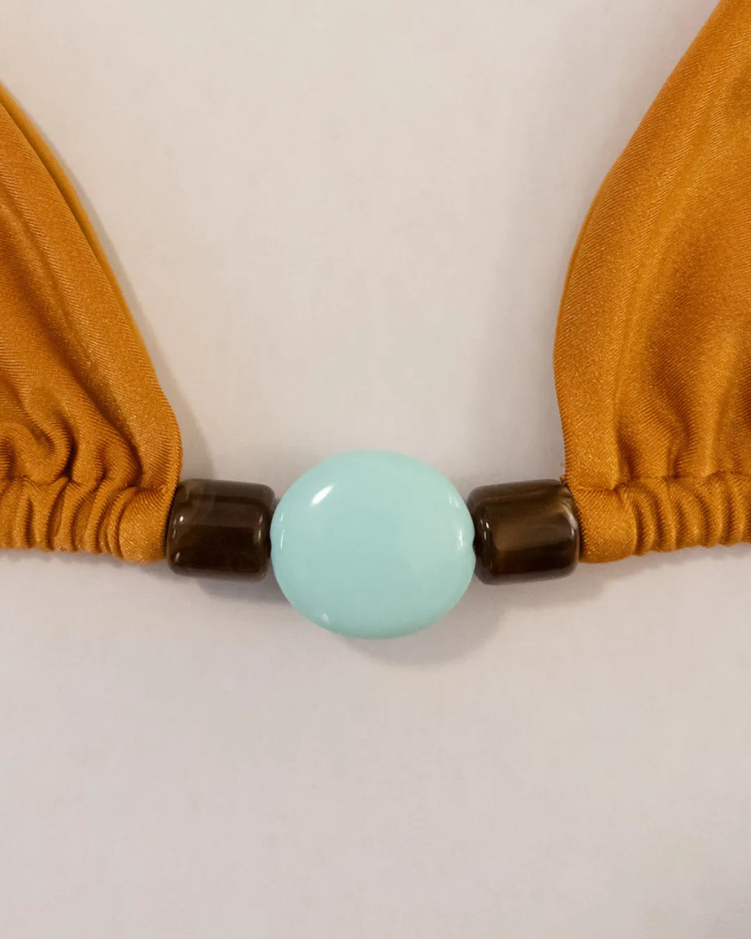 Vesey Wear - The Jane Bikini Top | Terracotta Sheen -Womens-Swiwmwear