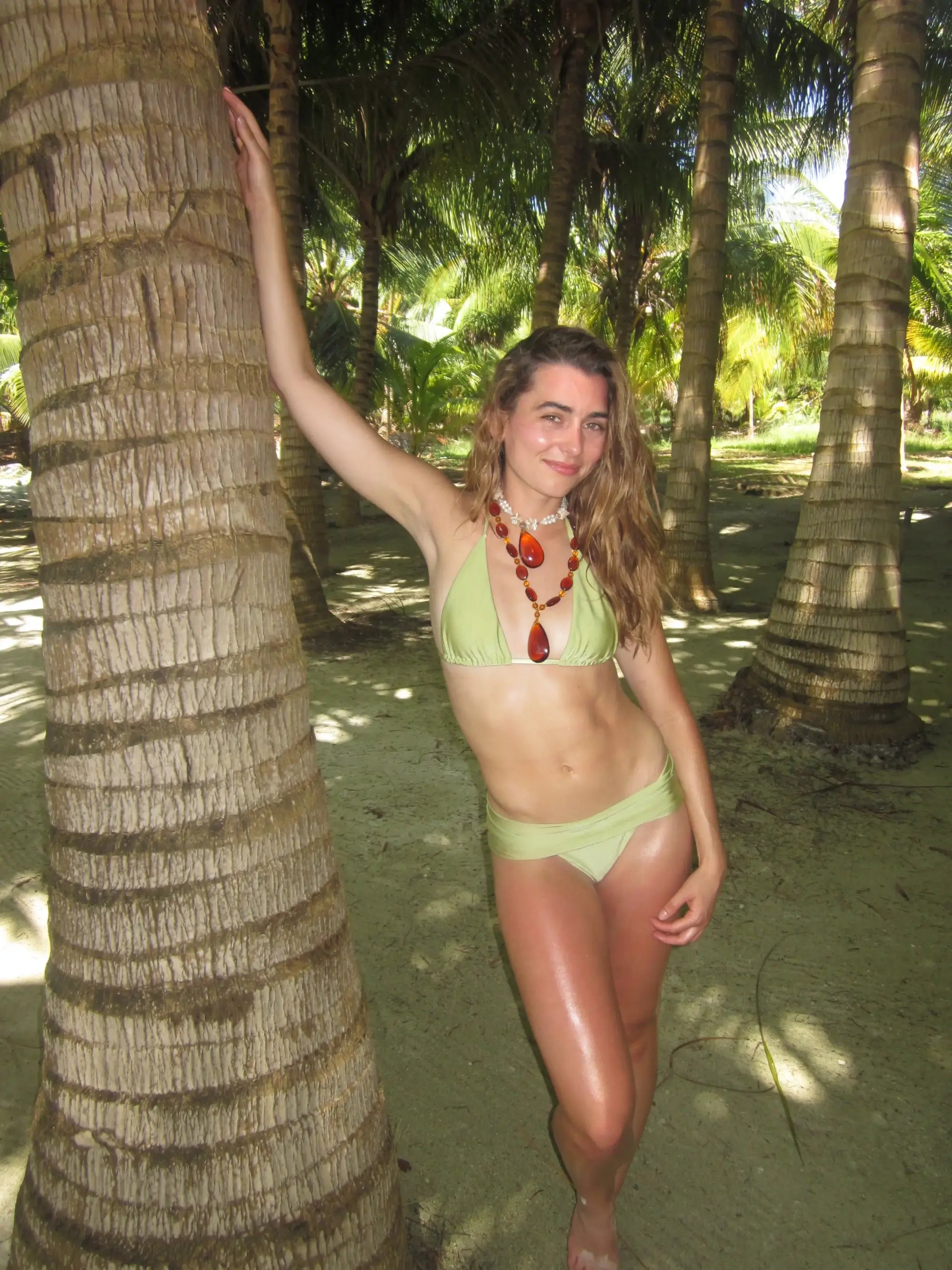 Vesey Wear - Amy Bottom | Pistachio – High & Low-Waisted Bikini -Womens-Swiwmwear