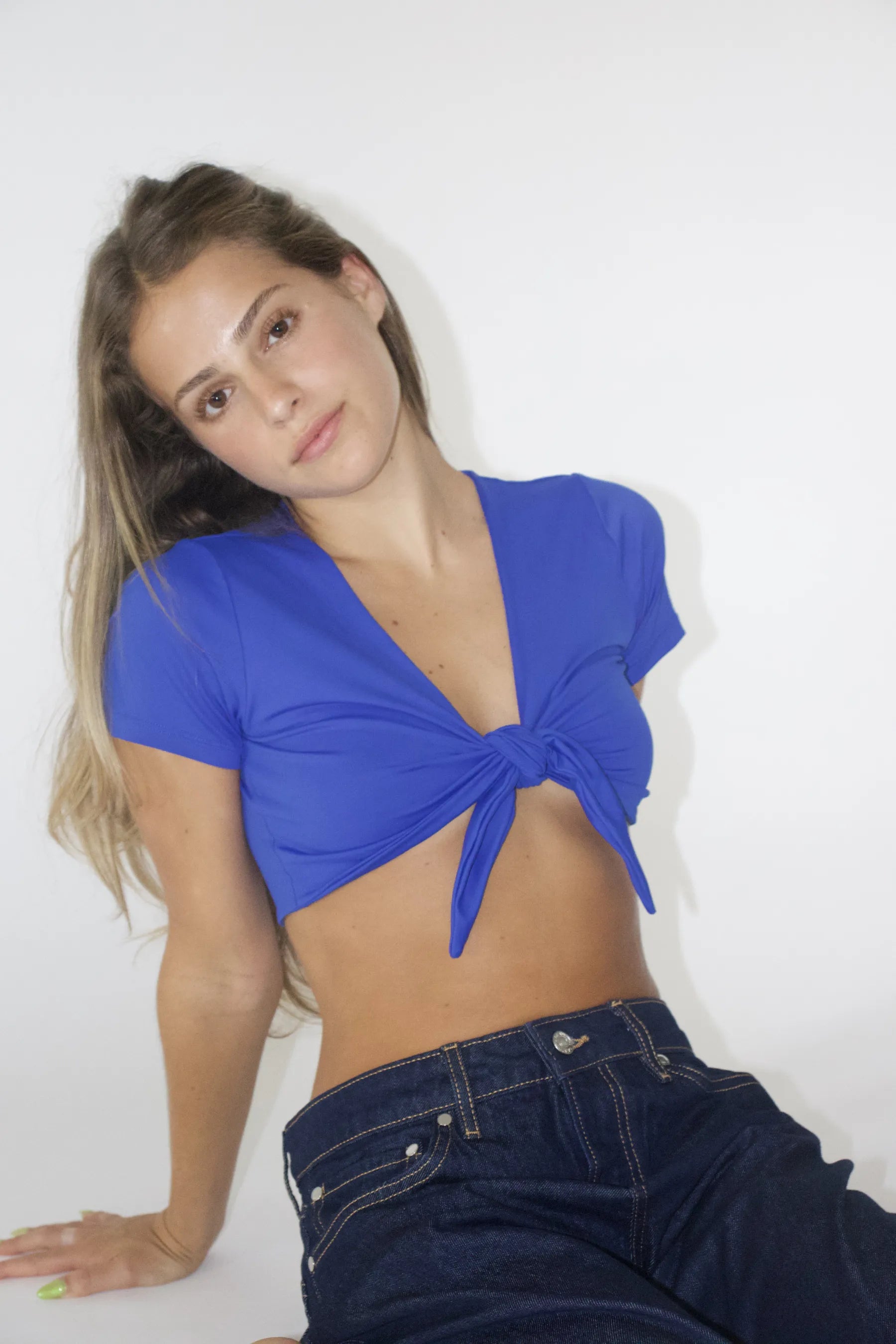 Vesey Wear - Tilly Top | Blueberry -Womens-Swiwmwear